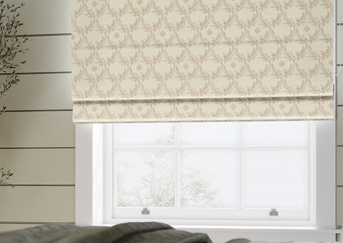 Trellis Prints, Vine and Bloom Romsey Manson - Roman Blind - Image 5